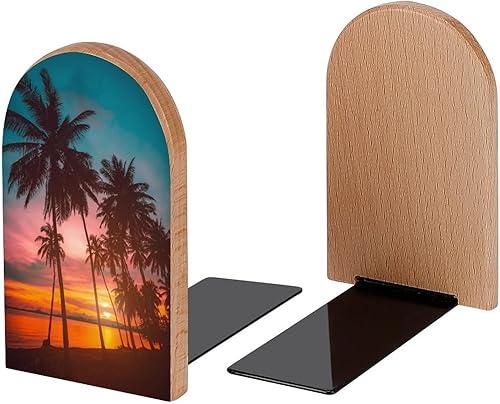 Miniatura 10 de Sujetalibros decorativos de madera Kawaii de conejo blanco para estantes, habitación de los niños, oficina en casa, tapones de libros para revistas,