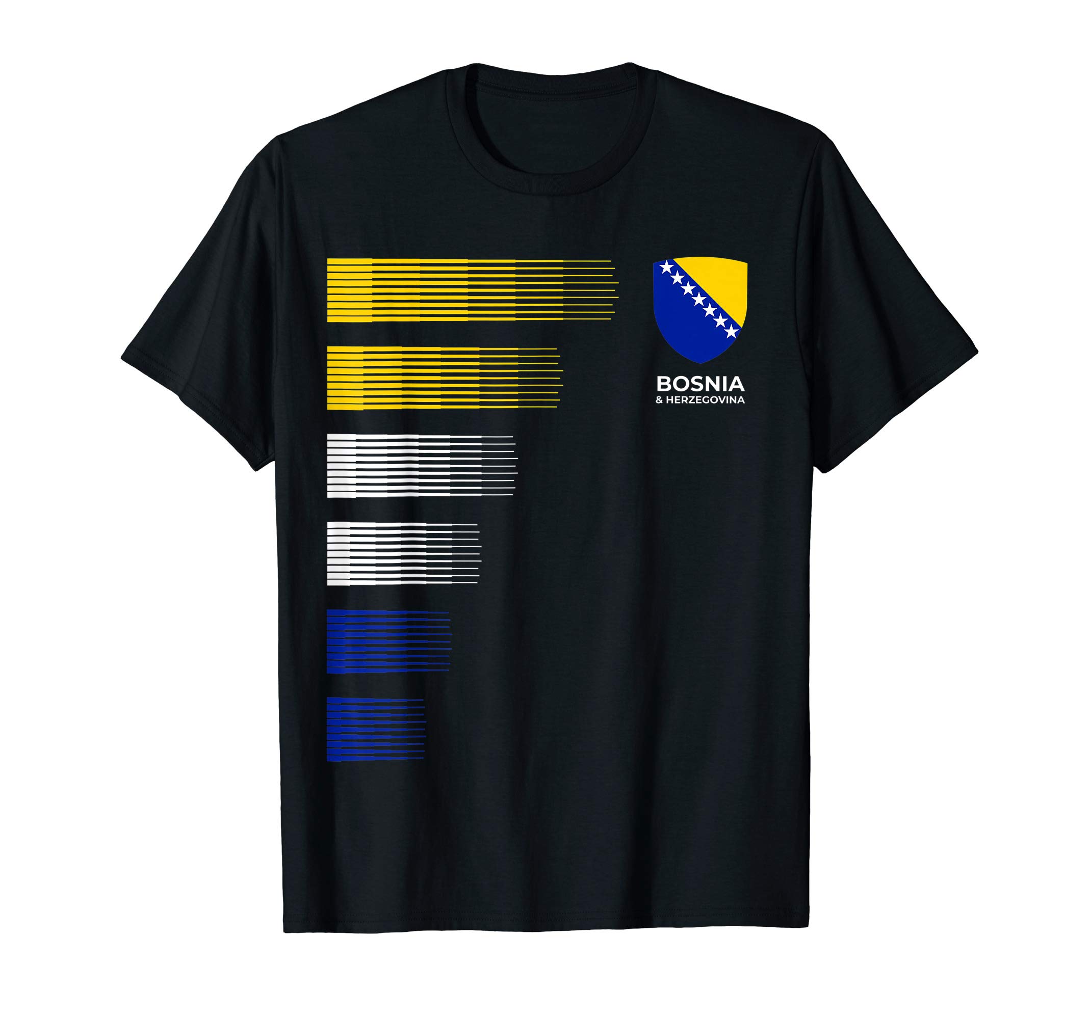 Bosnian Roots Apparel - Patriotic Bosnia HeritageBosnia Flag Emblem Patriotic Bosnian National Pride Ancestry T-Shirt