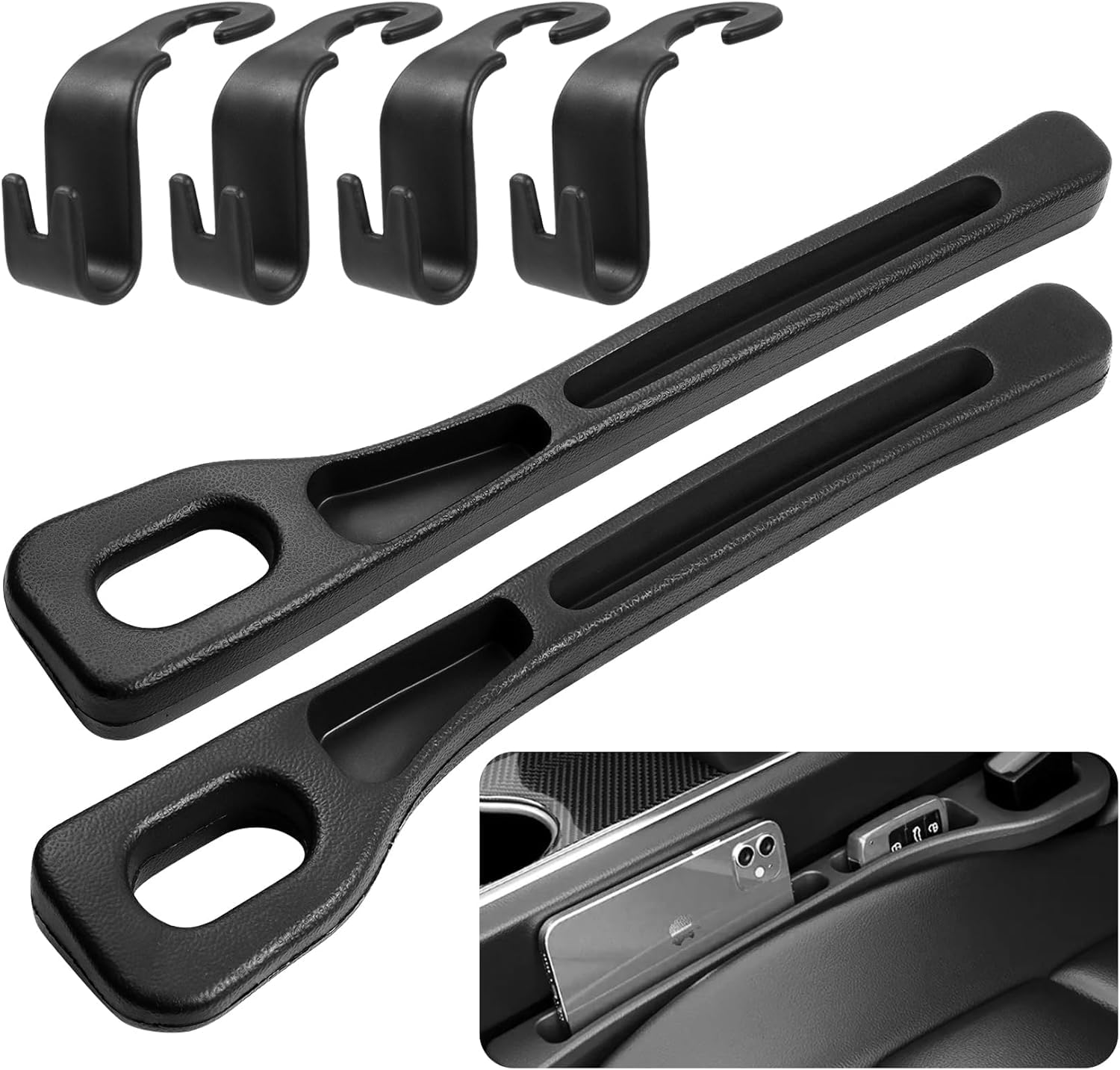 VAPORVERSE 2 Pcs Car Seat Gap Filler for VW TAYRON ab 2025 (5-Sitzer), Durable PU Leather Seat Crevice Drop Block To Stop Drops and Auto Front Seat Side Gap Pad Blocker