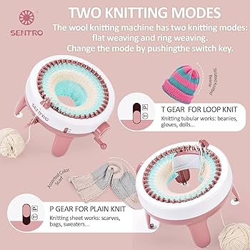 Amazon.com: SENTRO Knitting Machine 40 Needles, Smart