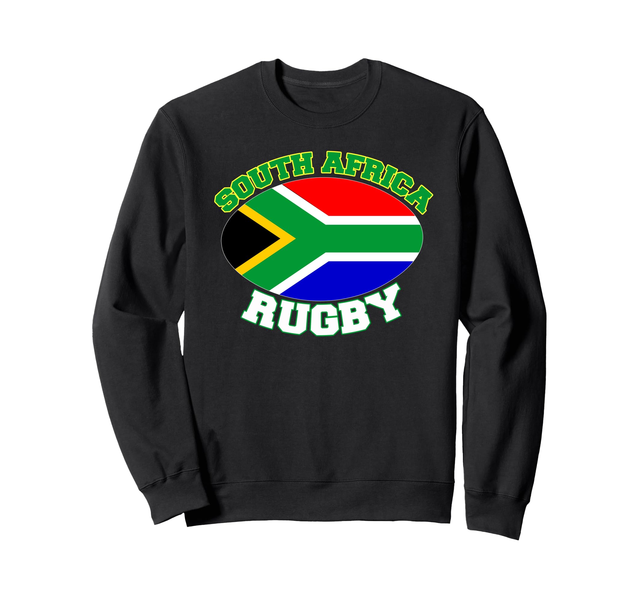 South Africa Flag Rugby Ball Sports Players Gifts Sweatshirt