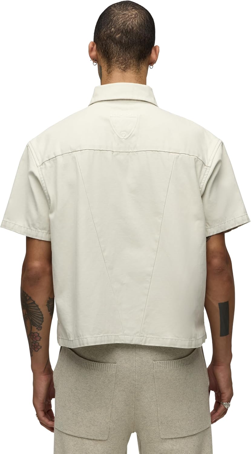 HUDSON Mens Plaid Flannel Shirt - Image 3