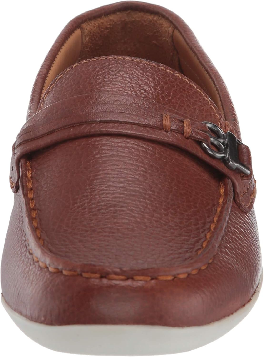 Driver Club USA Unisex-Child Boys/Girls Leather Fashion Luxury Driving Loafer with Rope Anchor Detail