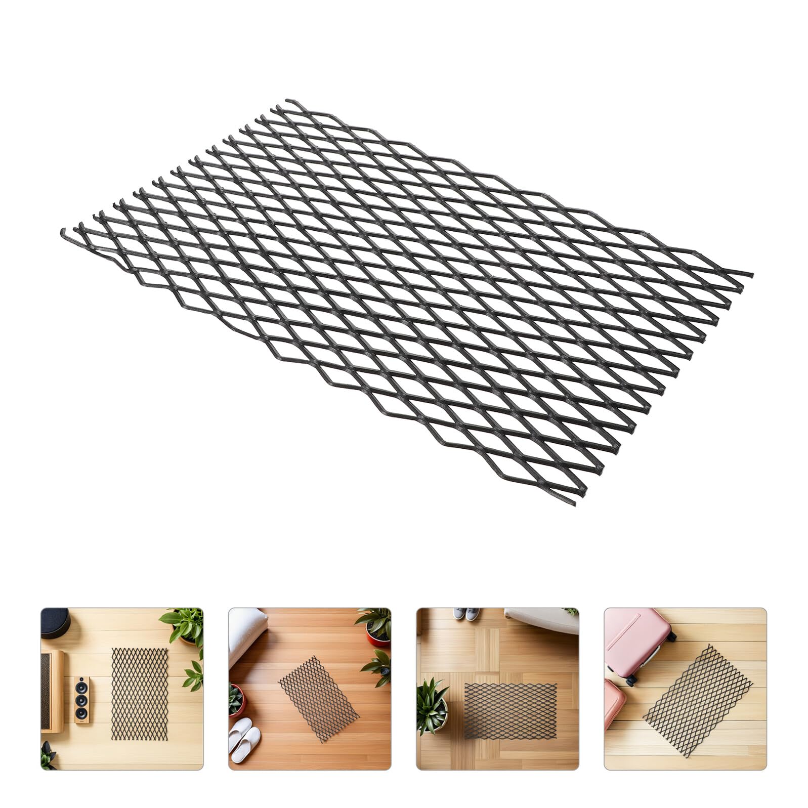 Alipis Rejilla para Estufa de Leña de Acero Resistente al Calor 25X40 CM Malla Fina para Chimenea Interior Retén de Brasas para Barbacoa y Fogata Accesorio Esencial para Fuego Abierto