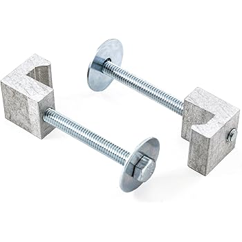 Amazon Com 2 Pack Easy Mount Truck Tool Box Clamps Aluminum Tie Downs Home Improvement