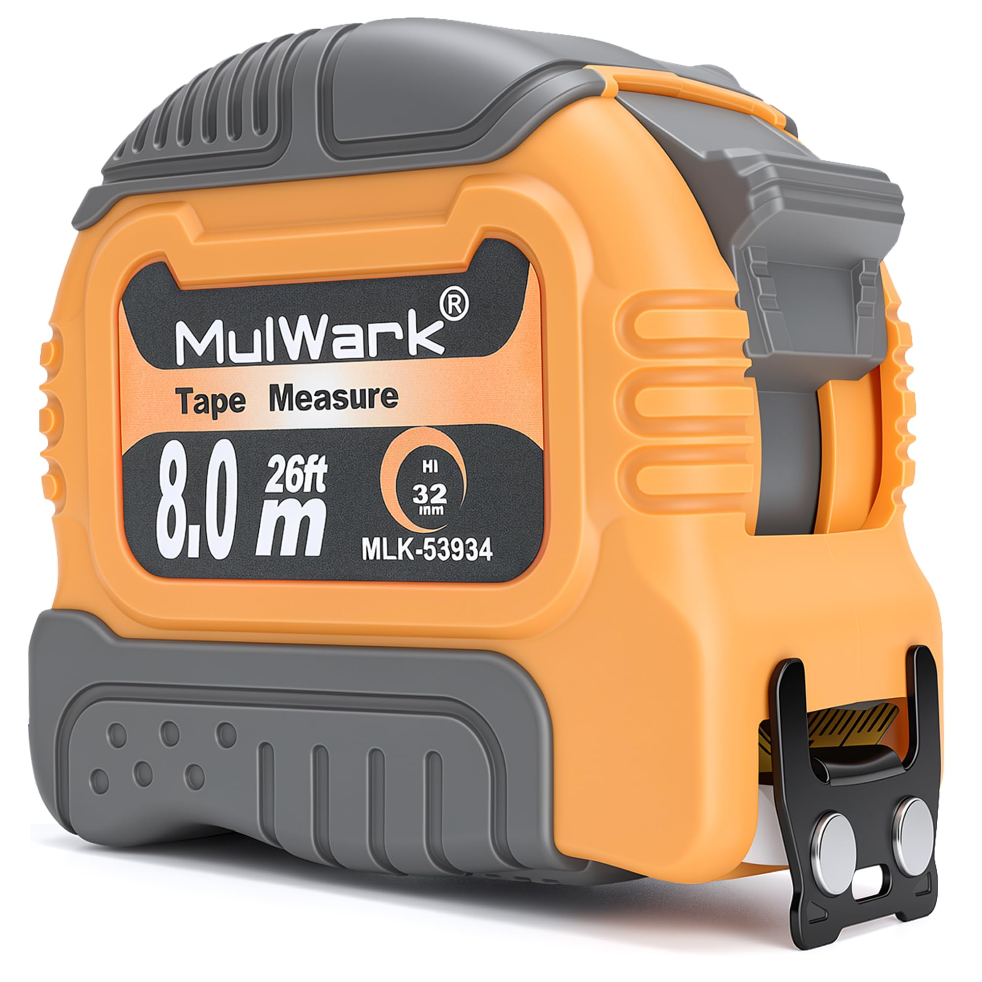 MulWark 25ft Metric Tape Measure, Measuring Tape Retractable, Easy Read Measurement Tape Both-Side Metal Blade, Magnetic Hook & Shockproof Case for Construction, Carpenter, Architect, Woodworking — Amazon image 12
