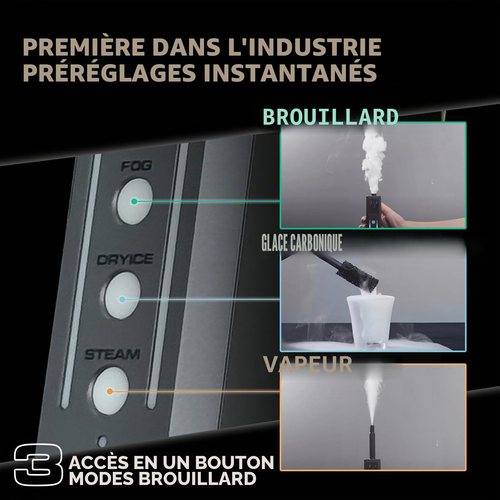 PMI SmokeNINJA Machine à fumée portable et sans fil avec télécommande, pour photographie, événements en plein air, fêtes, effets de scène, Halloween ou mariages (kit complet)