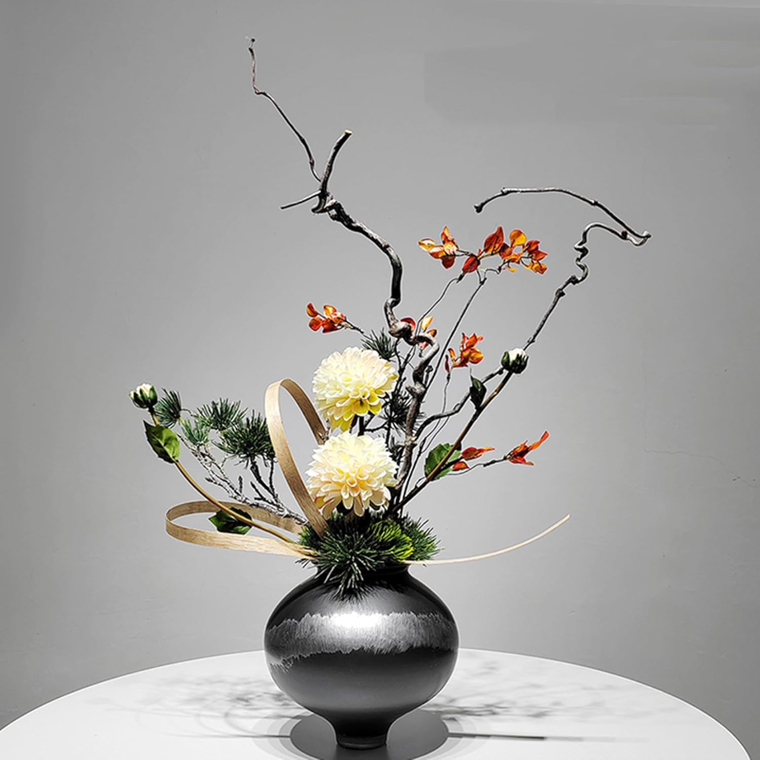 33本黒濃いグリーンバラブーケ 枯れない薔薇 プレゼント お祝い 好きな