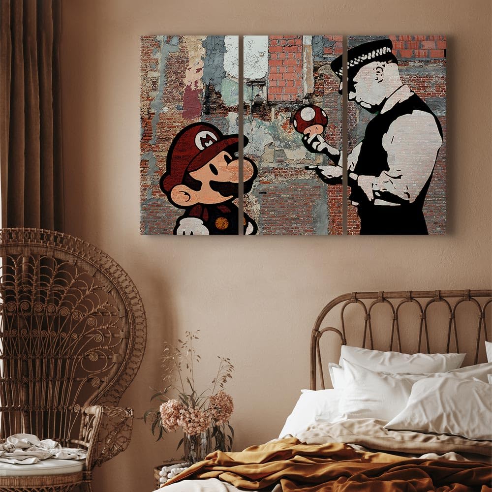 B&D XXL - Akustikbild Akustikschaumstoff, 120x80 cm, 3-teilig, Schallschutz