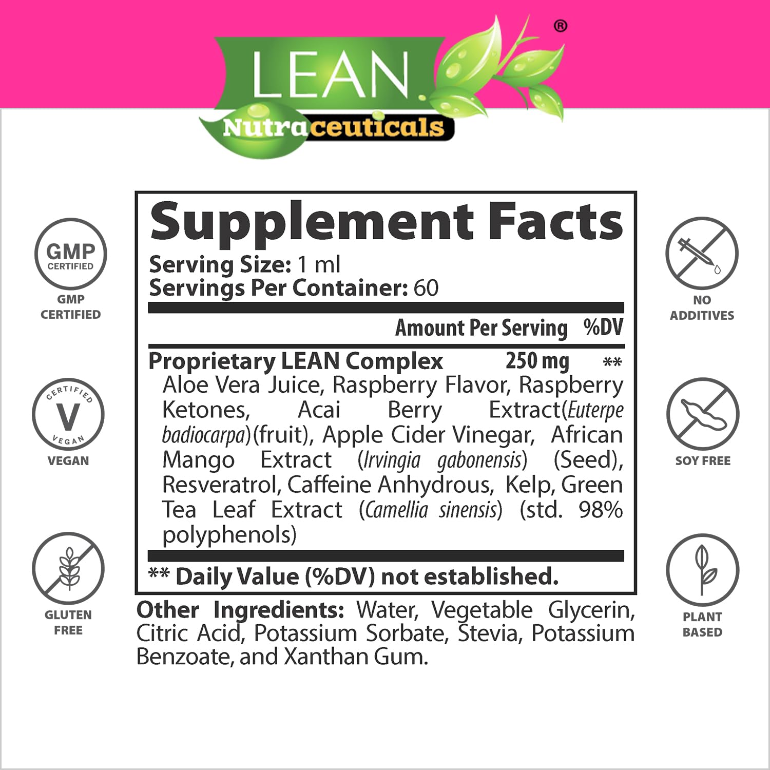 Apple Cider Vinegar Raspberry Ketone Weight Loss Drops, Keto Appetite Suppressant Fat Burner Diet Energy Supplement Metabolism Booster for Women and Men, Slim Faster Than Gummy Pill Capsule Tea, 60 ml — Amazon image 6