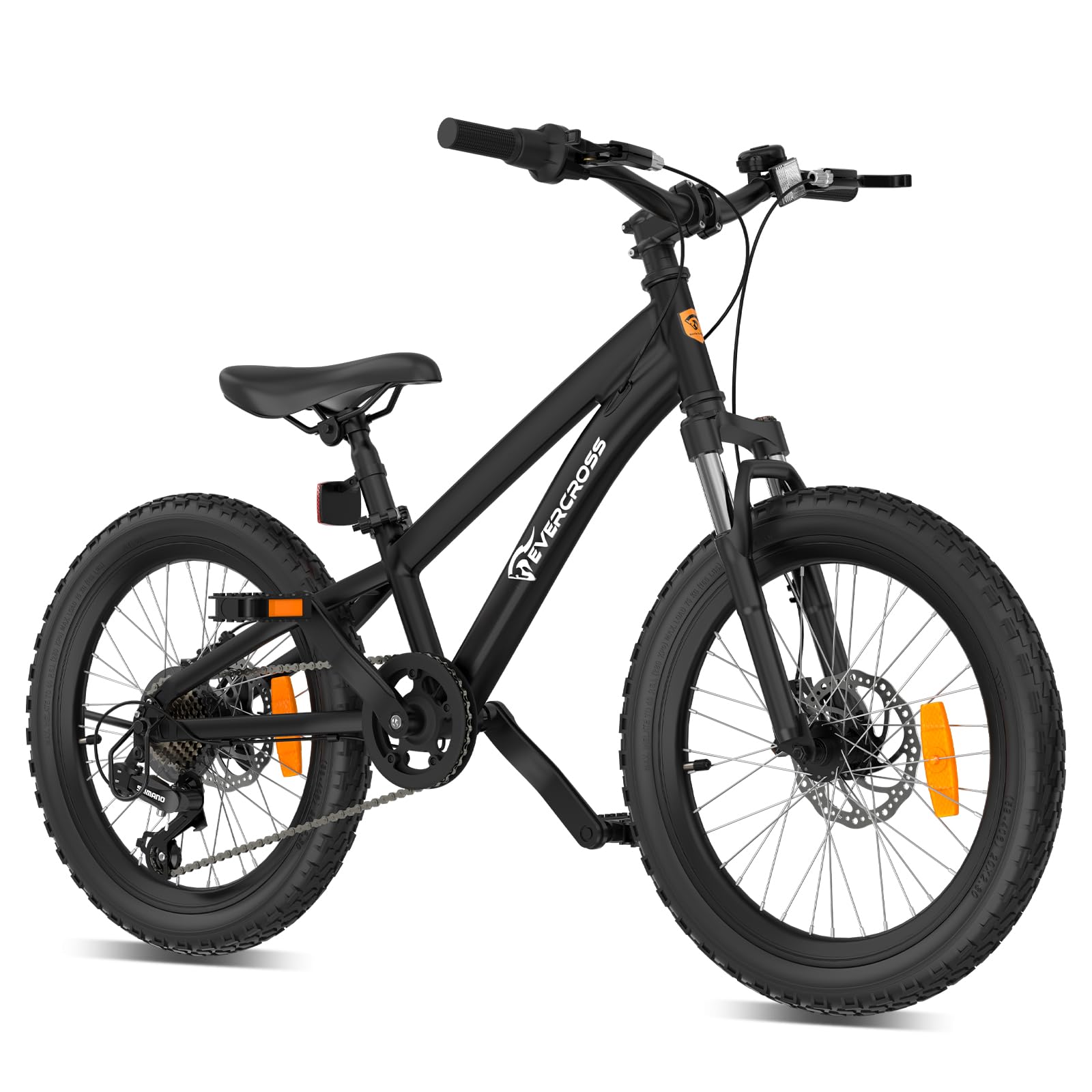 EVERCROSS EM5 20 Zoll Kinderfahrrad Mountainbike, 7-Gang MTB für Jungen & Mädchen (120-160cm), Leichtgewicht (15 kg) mit Federgabel & Dual-Scheibenbremsen,Höhenverstellbarer Sattel, Tragkraft bis 80kg