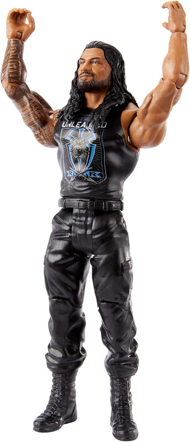 Amazon Com Wwe Top Picks Top Picks Roman Reigns Action Figure 6 In Posable Collectible And Gift For Ages 6 Years Old And Up Toys Games