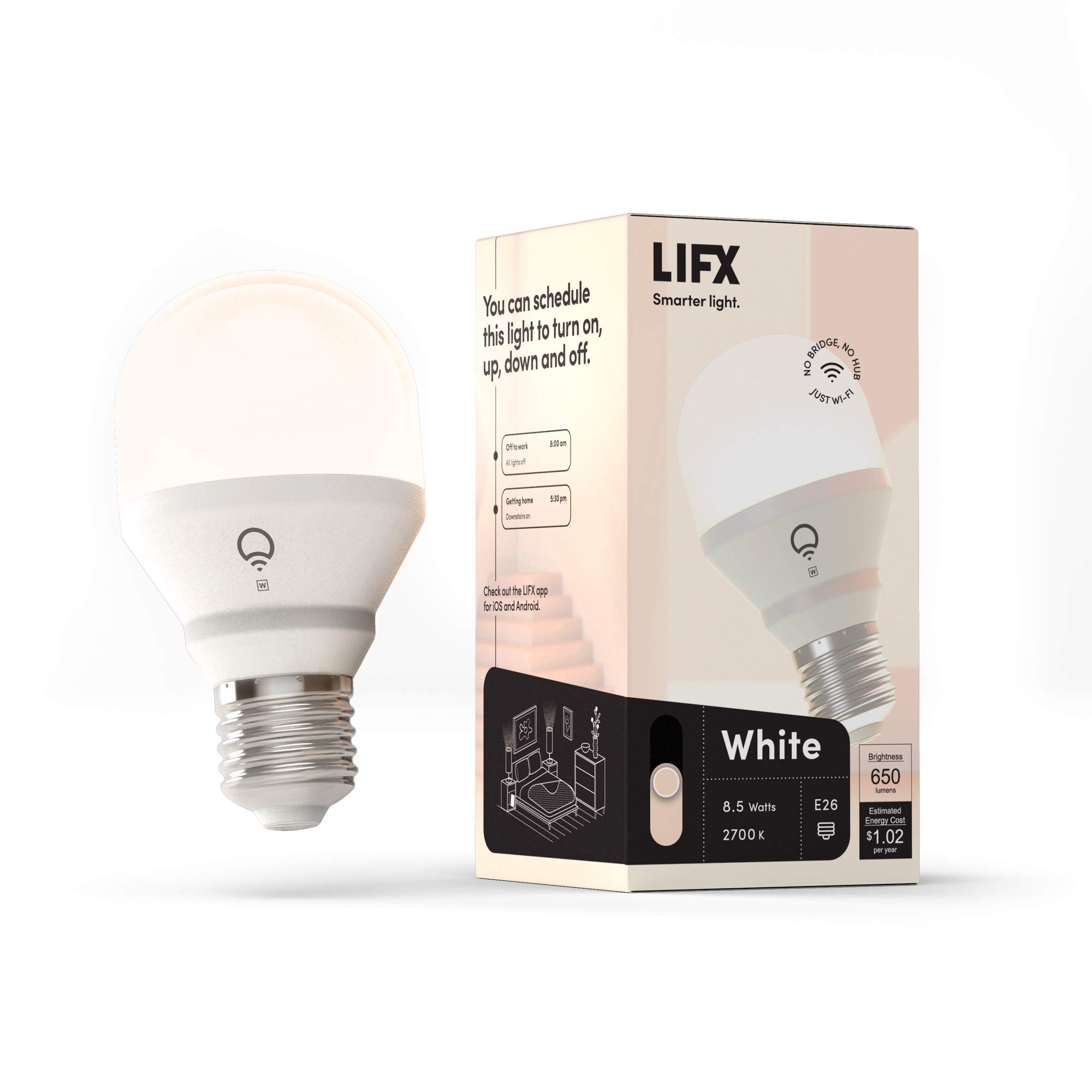 Lifx White A19 Wi Fi Smart Led Light Bulb Warm Dimmable No Bridge Required Works With Amazon Alexa Hey Google Apple Homekit Buy Online In Moldova At Moldova Desertcart Com Productid Lifx White A19 Wi Fi Smart Led Light Bulb Warm Dimmable No Bridge Required Works With Amazon Alexa Hey Google Apple Homekit Buy Online In Moldova At Moldova Desertcart Com Productid