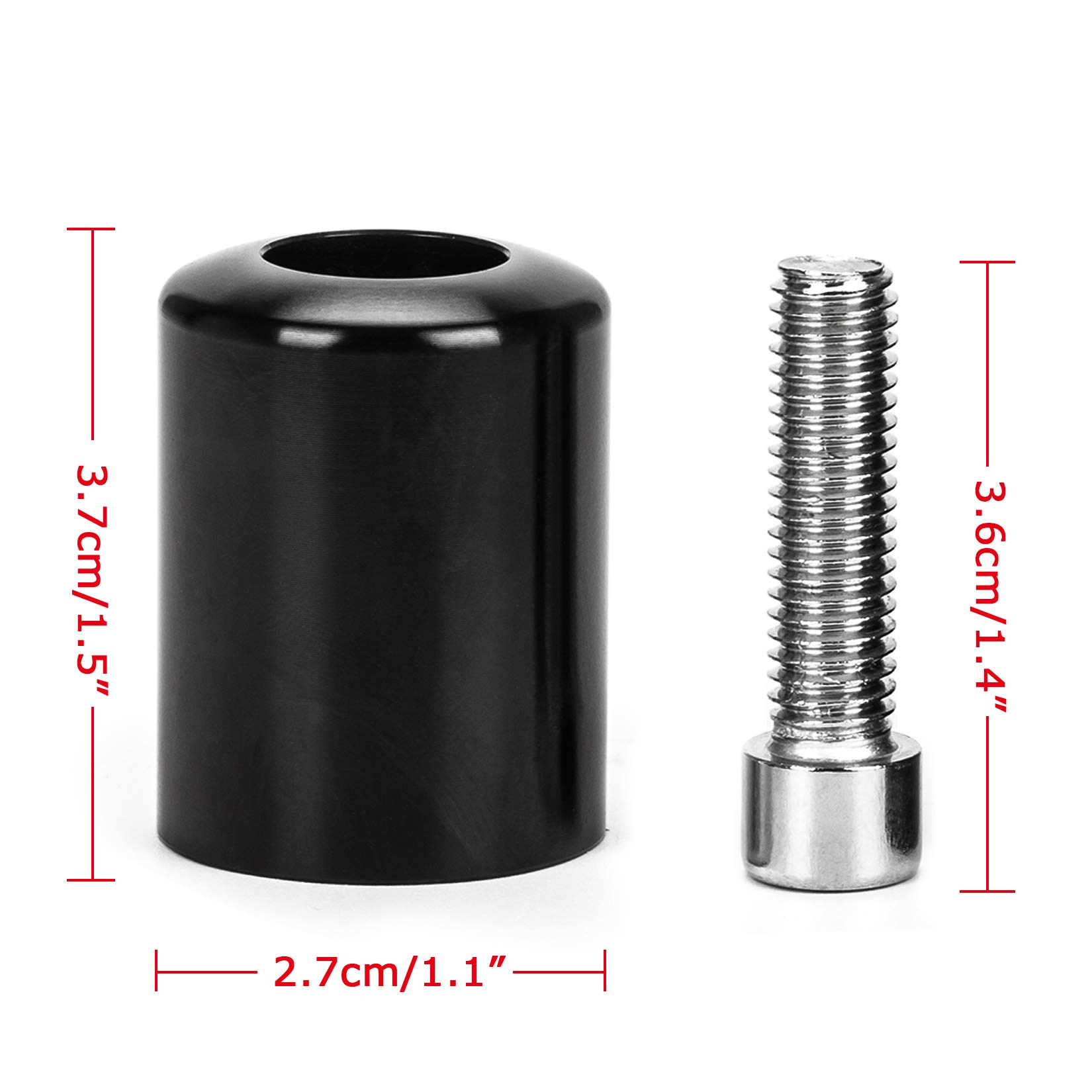 Tappi Manubrio Moto, PSLER Manopole Contrappesi Stabilizzatori Bilanceri Moto Universali per Z800