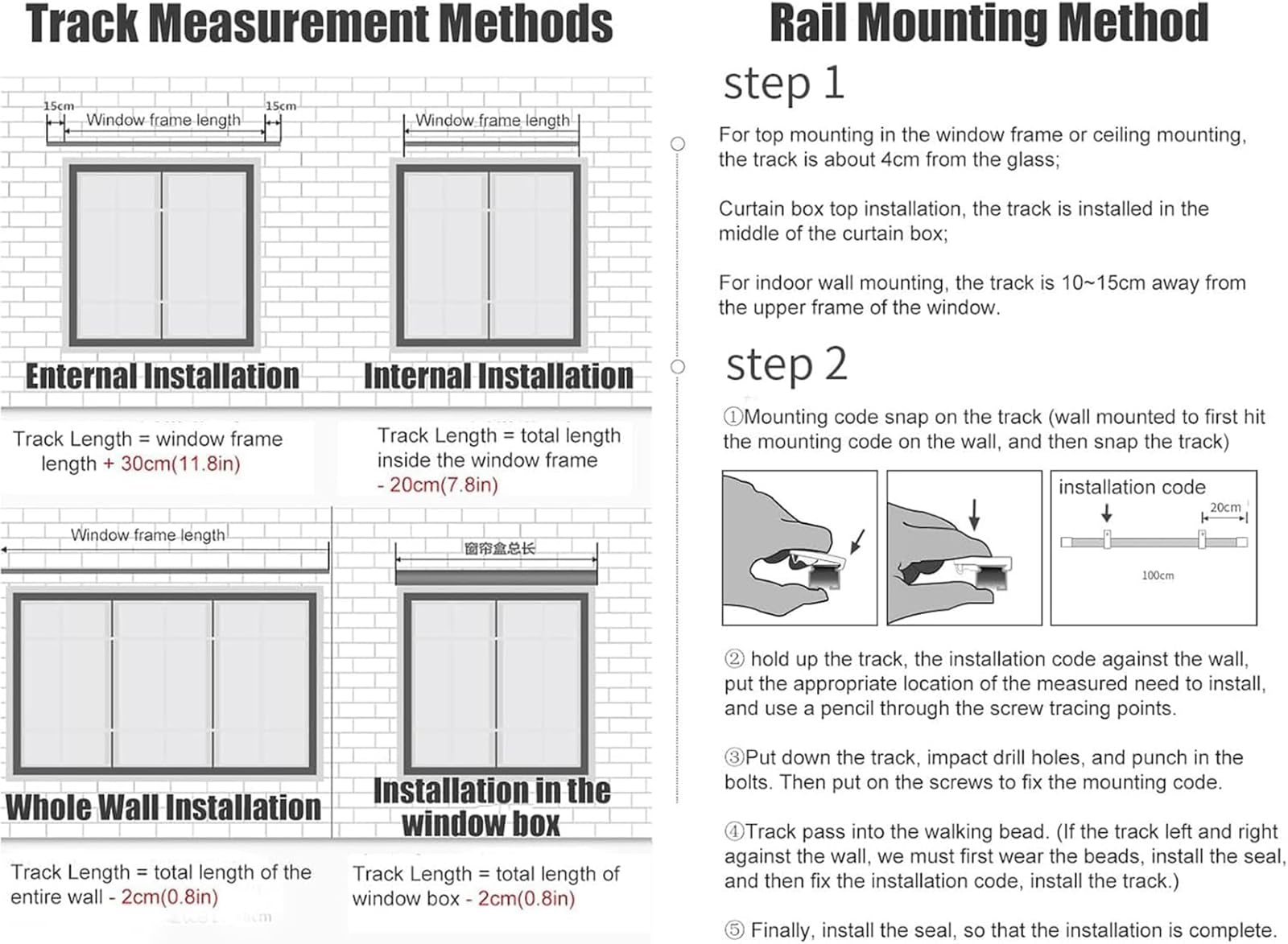 Générique Tringle coulissante alu pour Rideaux épais | Rail de plafond ou mur, longueur extra longue, charge 40kg, glisse silencieuse, usage domestique et commercial