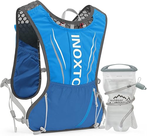 Chaleco de hidratación para correr para hombres y mujeres, mochila de agua para correr, paquete de hidratación de 3 litros, para correr, maratón,