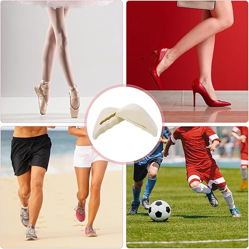 Miniatura 8 de 4 Pairs Shoe Filler Insole Unisex Adjustable Toes Plugs Shoes Too Big Inserts Front Tip Protector Trainers Heel Grips Sponge Pads Reusable Soft High