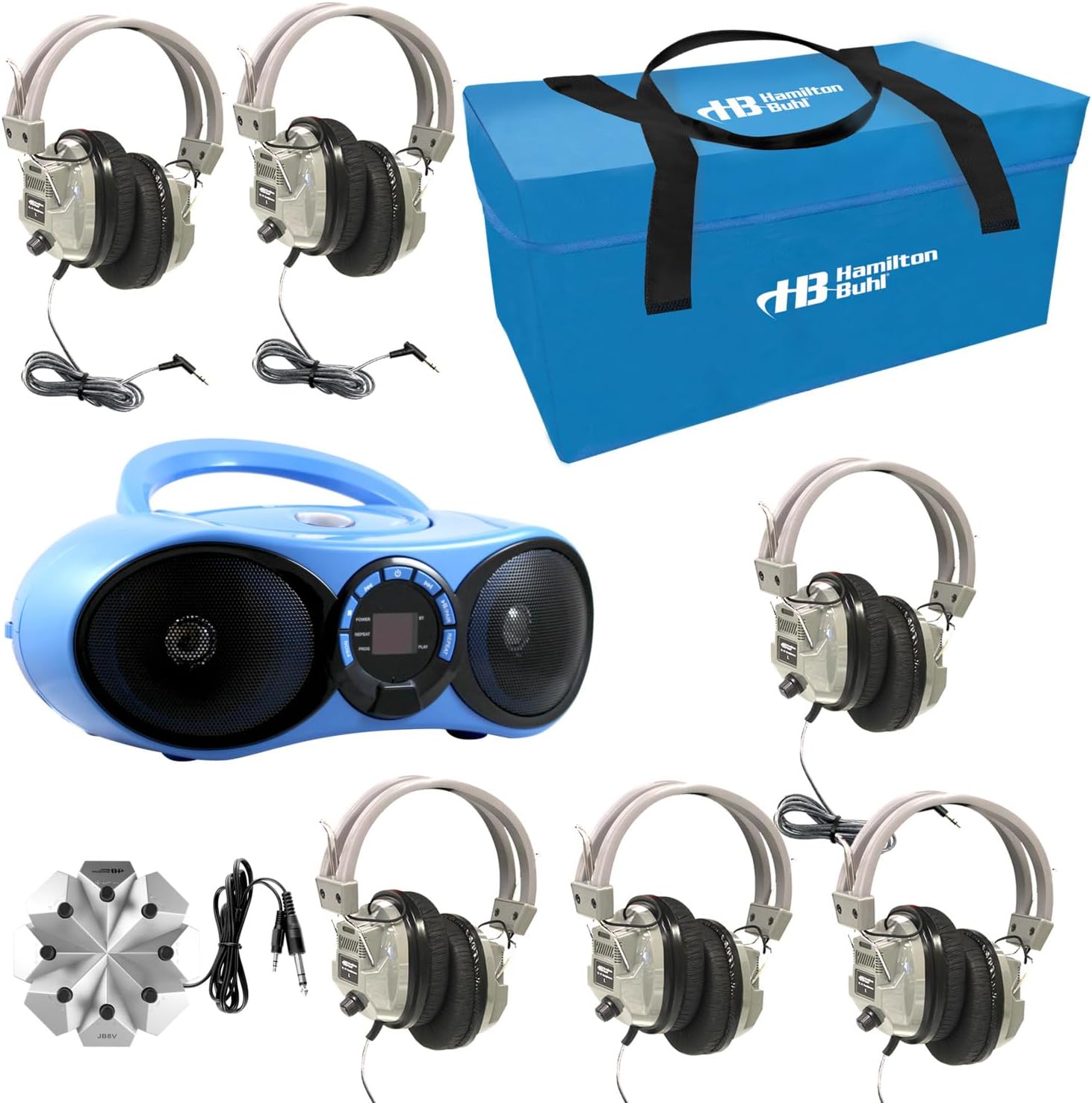 Hamilton Buhl Centro de Escucha Bluetooth/CD/FM con 6 Estaciones