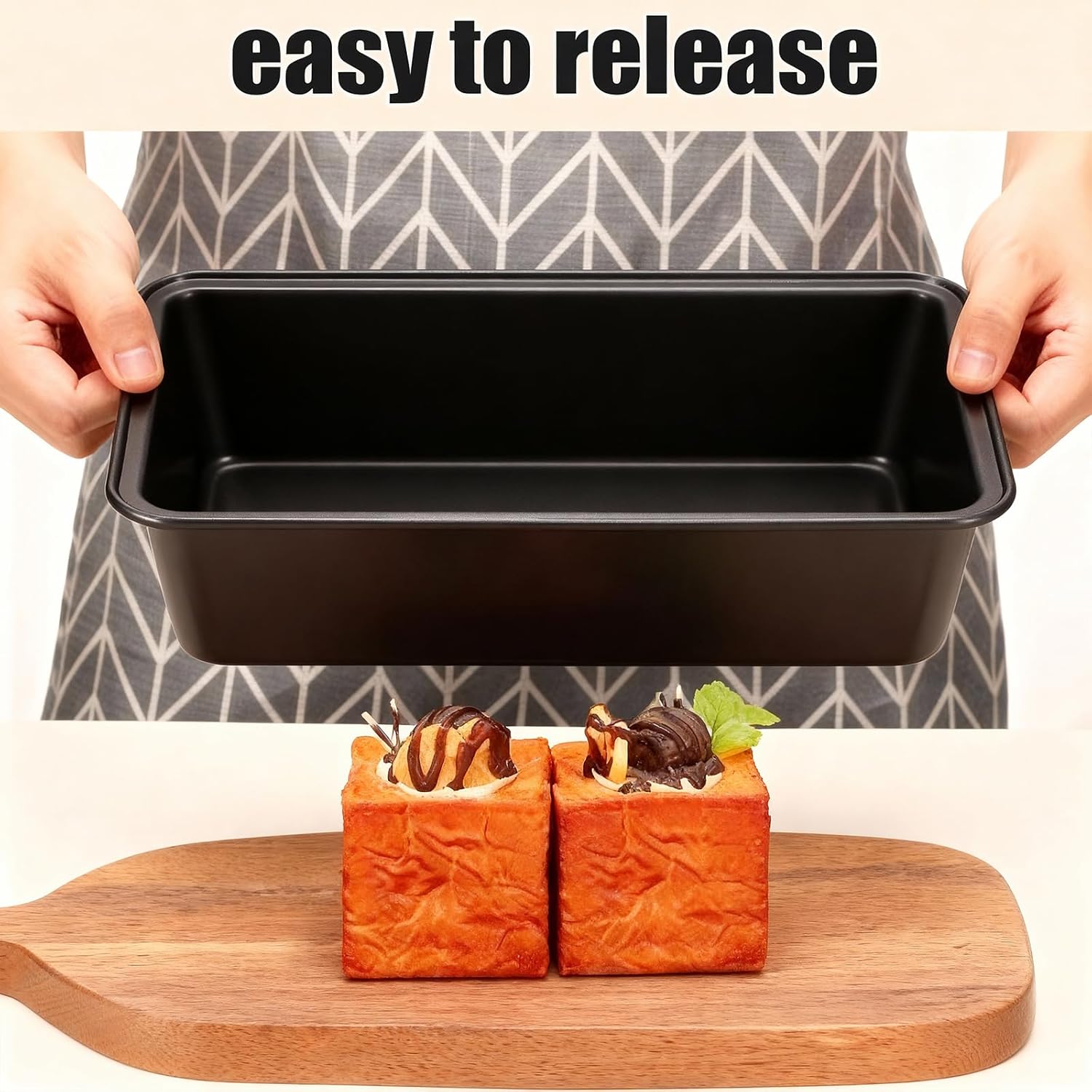 Uiifan 12 Pcs Mini Loaf Pan for Baking Bread Non Stick Small Banana Bread Tins Mini Loaf Pans for Nonstick Tiny Meatloaf Pan Carbon Steel for Oven and Baking (10.6 * 6 * 3inch,Grey)