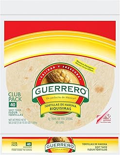 Guerrero Soft Taco Flour Tortillas 40-Count (Pack of 2)