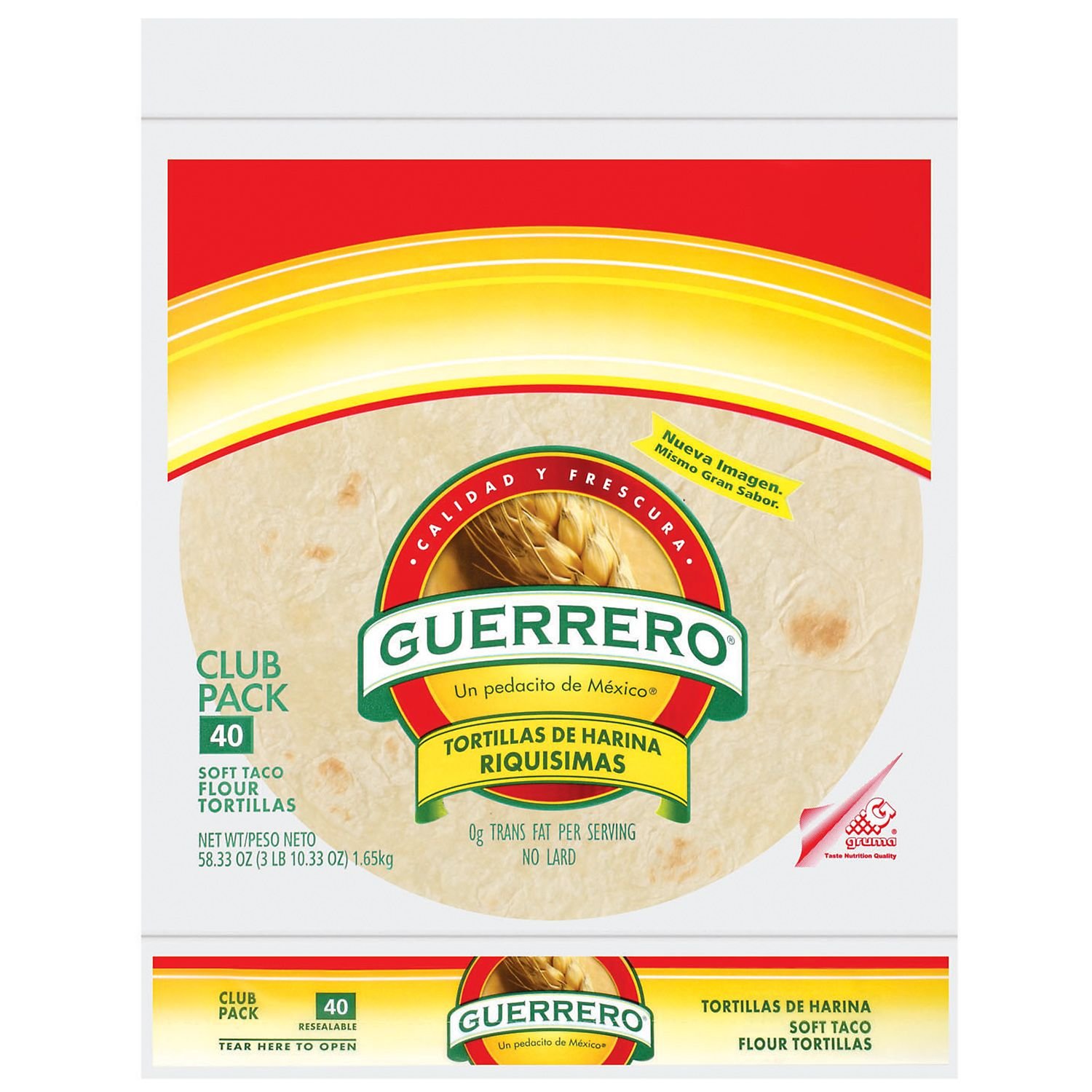 Soft Taco Flour Tortillas 40-Count (Pack of 2)