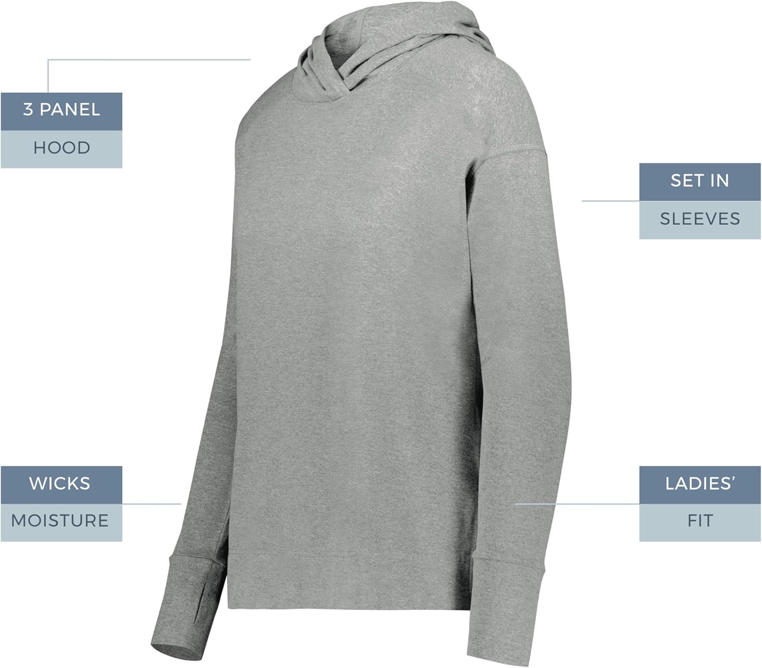 Holloway womens Ladies Ventura Soft Knit Hoodie - Image 4