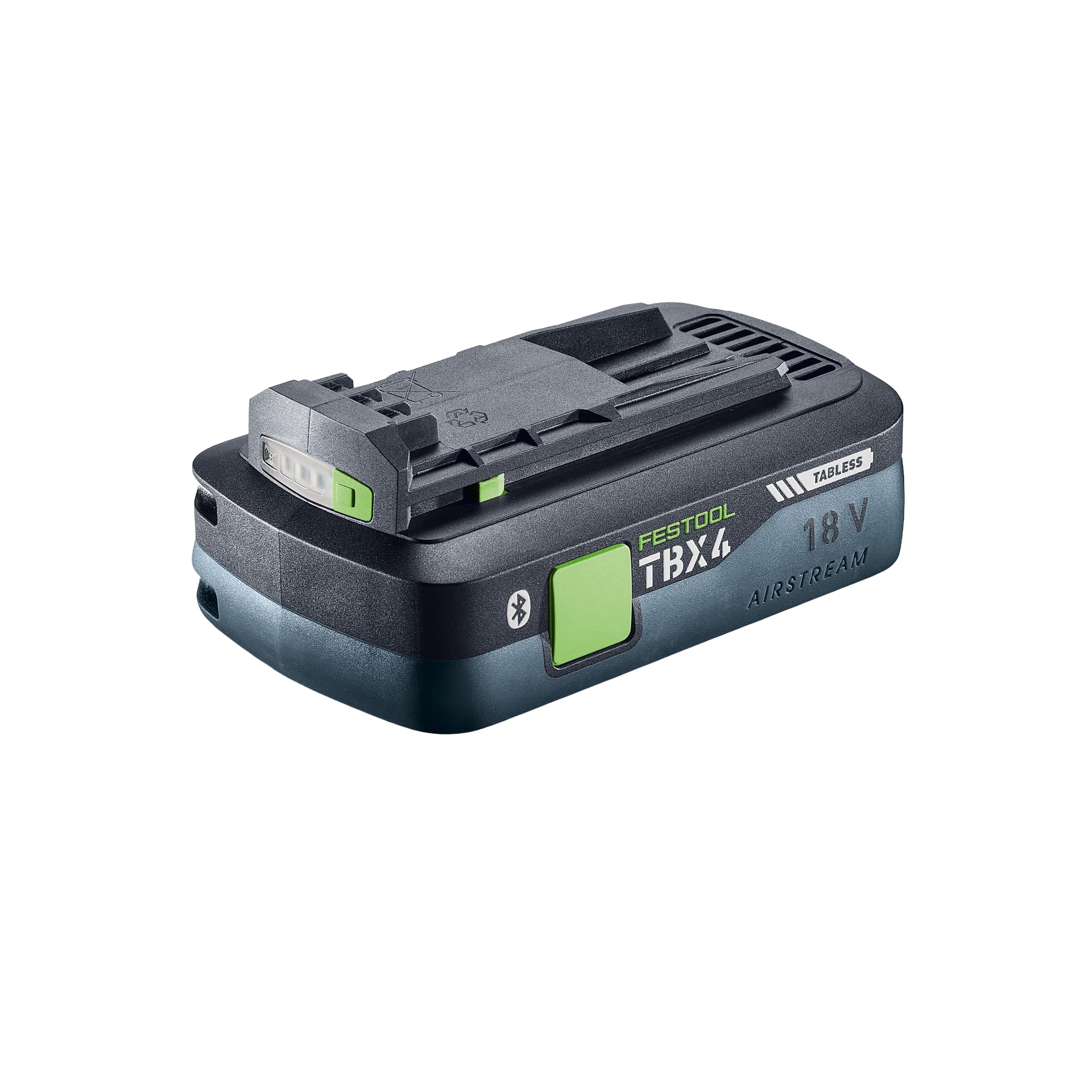 Festool Batteria 18 V / 4,0 Ah BP 18 TBX 4 C-ASI – Tecnologia Tabless, Bluetooth e Funzione AIRSTREAM