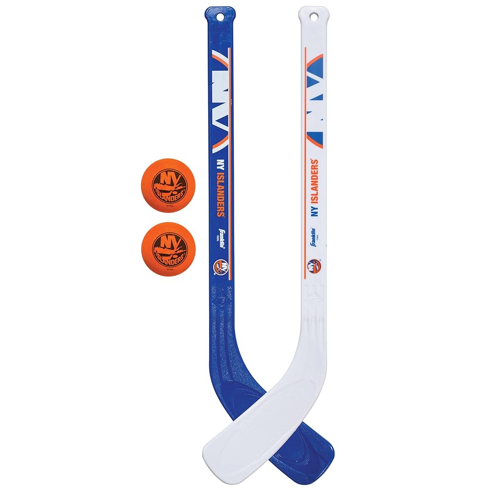Franklin Sports NHL New York Islanders Mini Hockey 2 Piece Player Stick Set