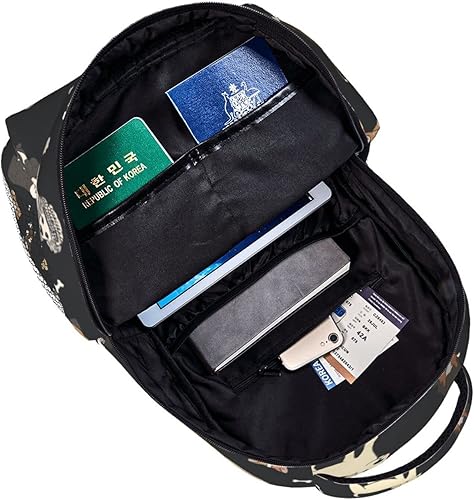 Miniatura 4 de Fiokroo Mochila escolar para estudiantes, adolescentes, hombres y mujeres, mochilas para laptop, mochila de viaje con múltiples bolsillos, Lindos