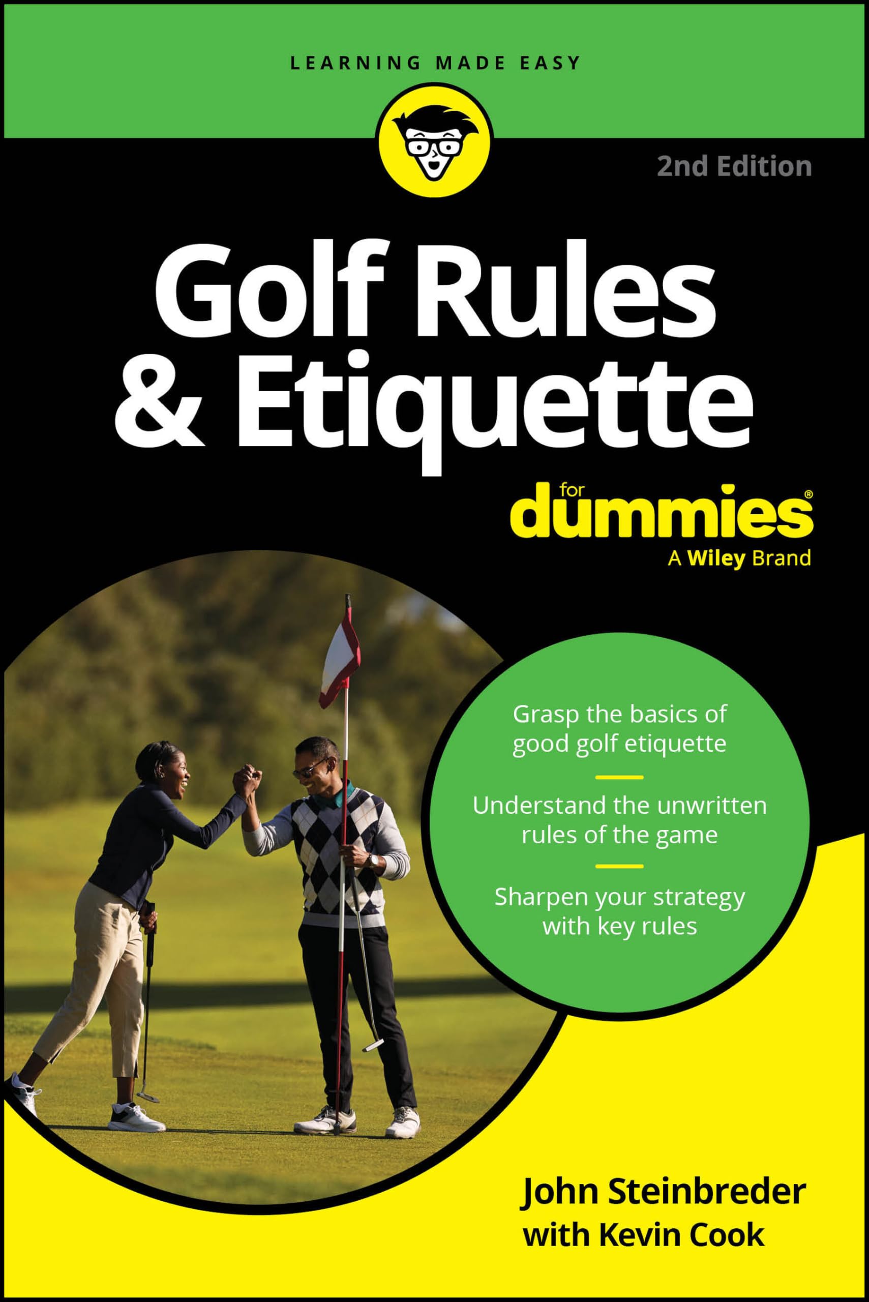 Golf Rules & Etiquette For Dummies by John Steinbreder (Paperback Book)