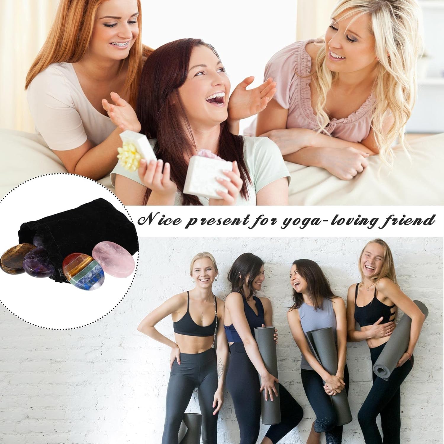 GEMSCITE Thumb Worry Stones Metaphysical Gemstone Crystal Healing Reiki Men Women Gift FENG Shui Positive Energy Love Wellness Palm Stones Wicca Powerful - Image 7