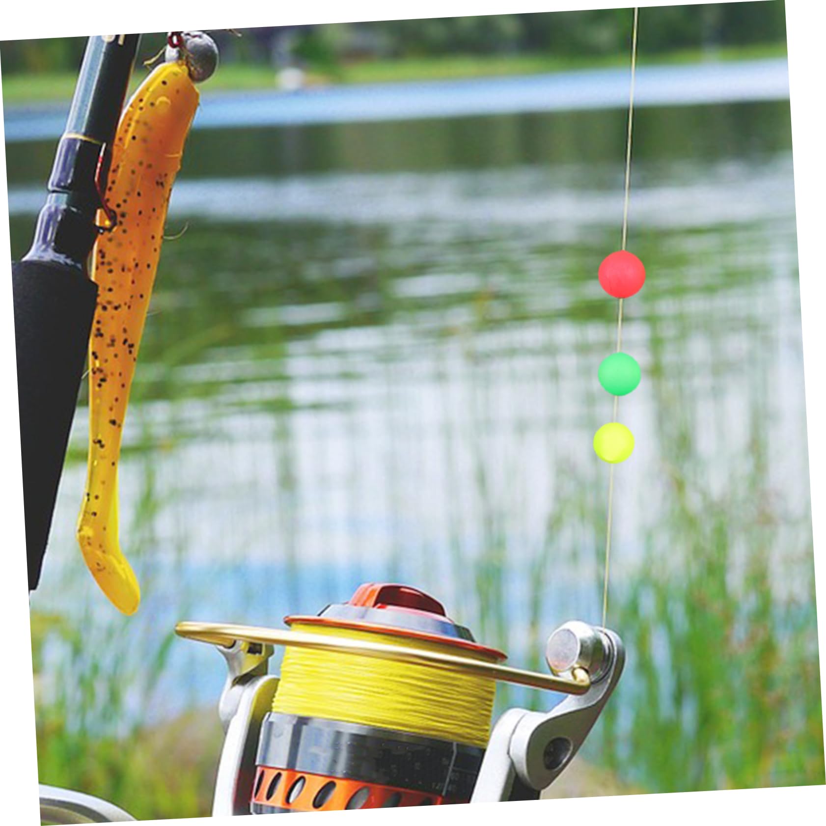 BESPORTBLE 150pezzi Galleggianti Schiuma per Pesca Accessori per Attrezzatura da Pesca Facili Alta Galleggiabilità e visibilità Kit Completo per Dolce e Salata