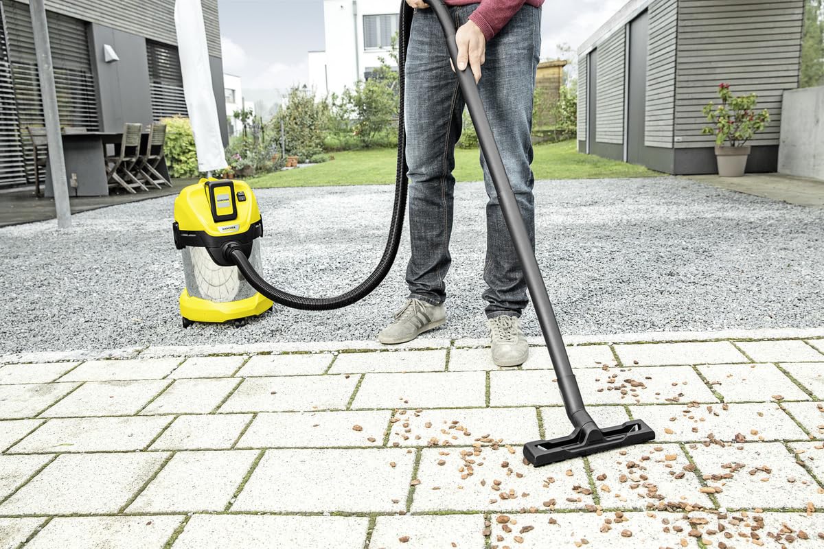 KÄRCHER 36 V Aspirateur Multifonction sans Fil WD 3 Battery Premium, Eau et Poussière, Filtre Cartouche, Flexible: 2 m,Taille Cuve: 17 l, Puissance: 300 W, Nécessite Batterie 36 V Non Incluse