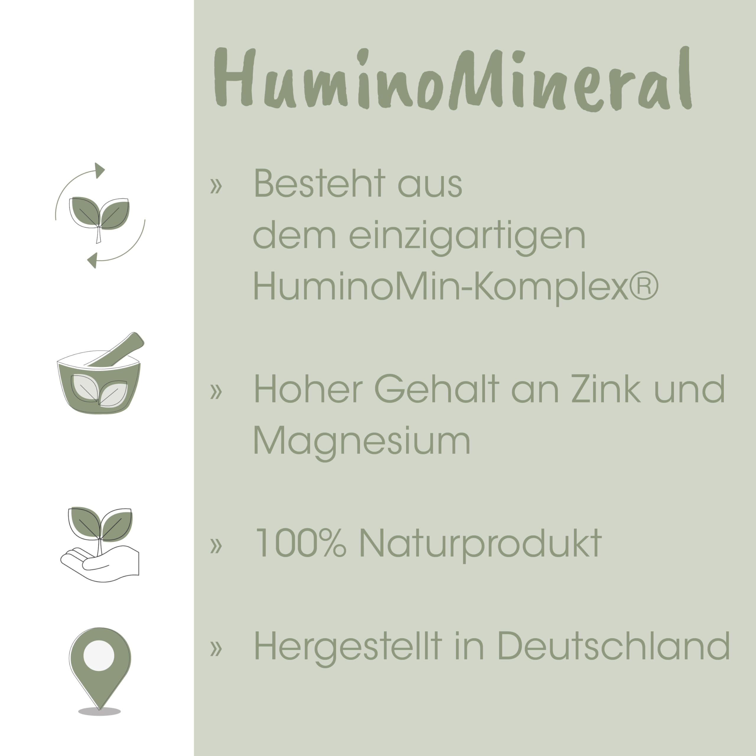 cdVet EquiGreen HuminoMineral 4 kg - Mineralfutter Pferde mit HuminoMin® Komplex Zink Magnesium