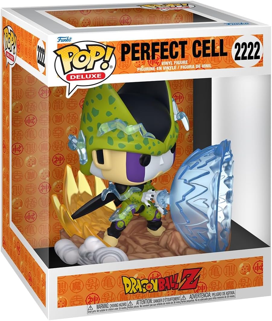 Funko Pop! Deluxe: Dragon Ball Z - Perfect Cell (Vs Gohan) - Build a Scene - Collectable Vinyl Figure - Gift Idea - Official Merchandise - Toys for Kids & Adults - Anime Fans - Figure for Collectors