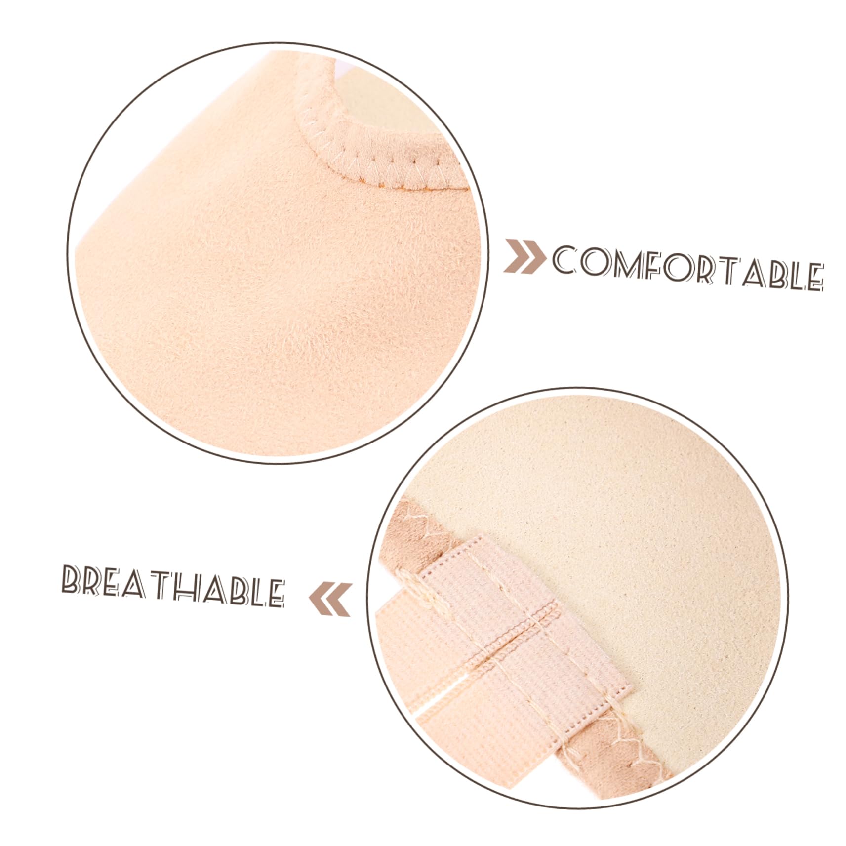 1pair Ballet Toe Pads for Pointe Shoes Reusable Forefoot Cushions Breathable Shoe Protectors for Dancers Soft and Supple Toe Covers Suitable for Various Shoe Types