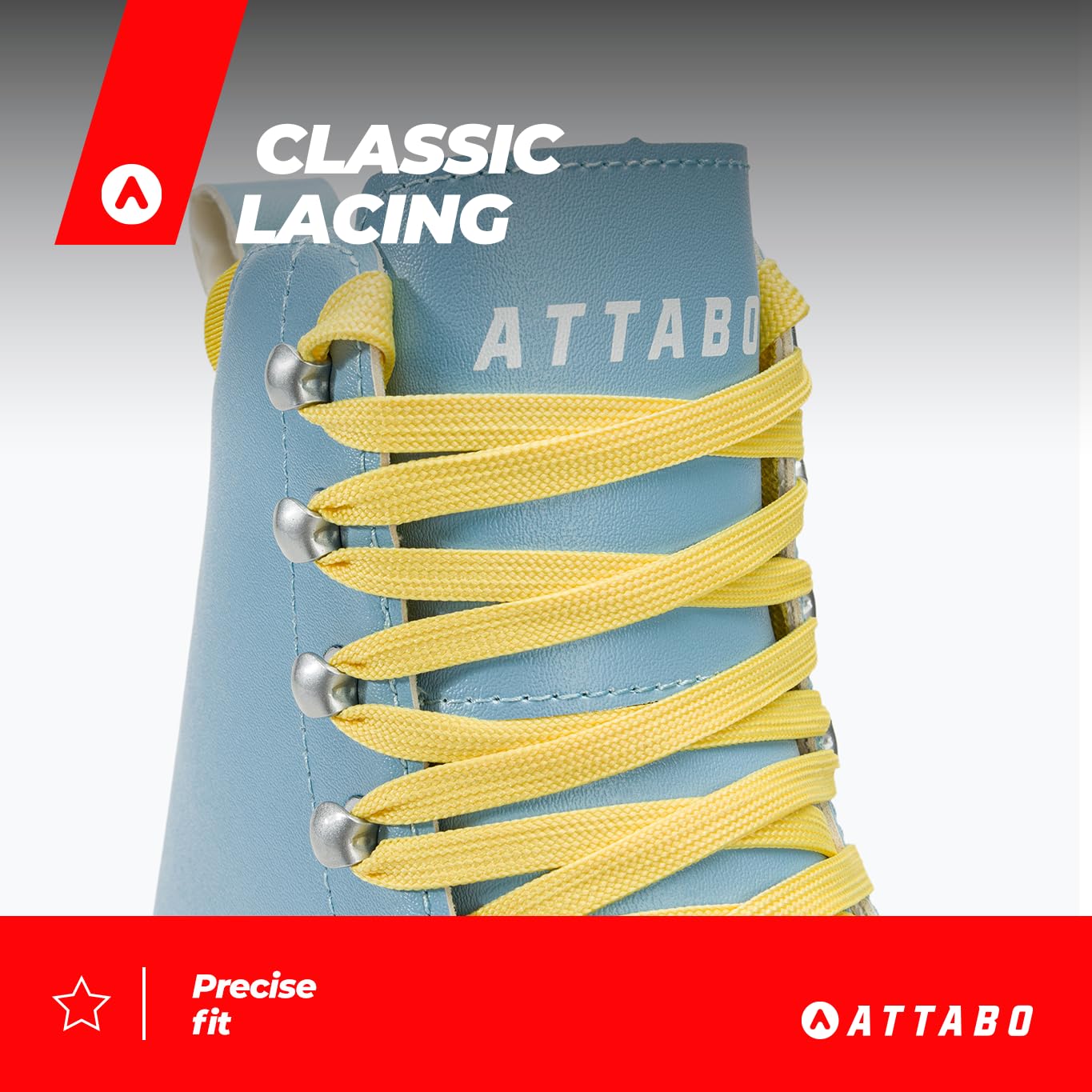 ATTABO Patines de Ruedas Cascada para Mujer Talla 36-41 EU Caña de Piel sintética Ventilación Chasis de Aluminio ABEC-7 Ruedas 82A Protección de Dedos Frenado Seguro Ajuste Preciso Color Azul