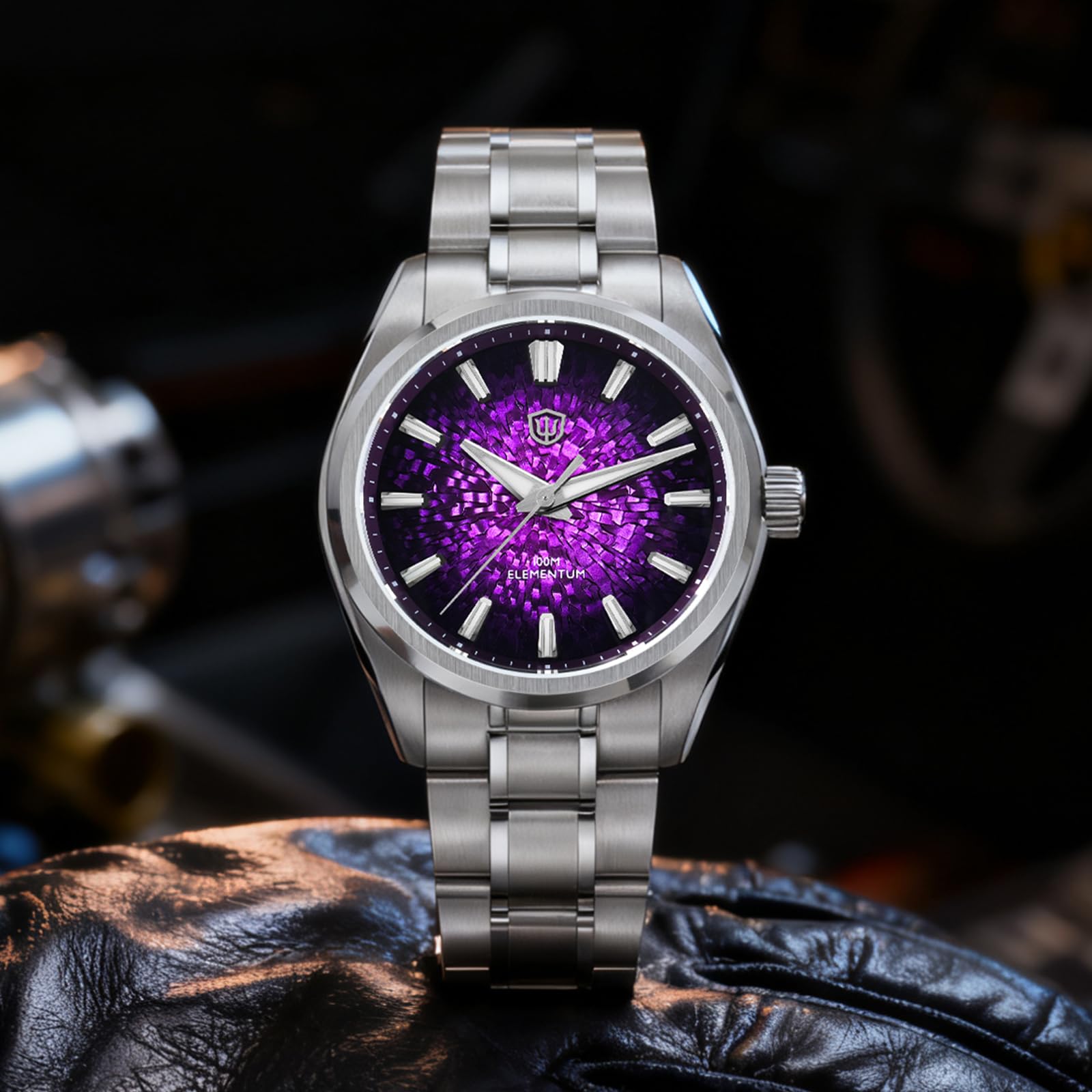 watchdives WD0003C oryginalny design męski zegarek VH31 Sweep Second zegarek kwarcowy 36 mm szkło szafirowe luksusowy zegarek na rękę 100 m wodoszczelny