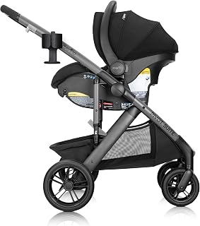 Evenflo Pivot Suite Modular Travel System with LiteMax Infant Car Seat with Anti-Rebound Bar - Dunloe