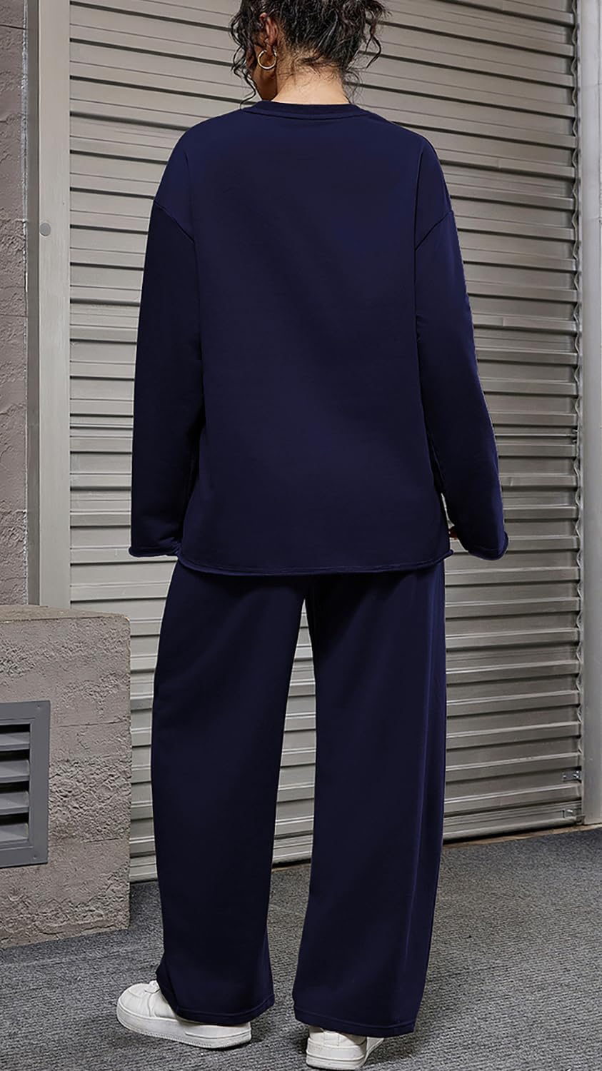 Women's 2 Piece Autumn Winter New Women's Tracksuit Set Long Sleeve Sweatshirt & Pants Casual Sportswear - Image 5