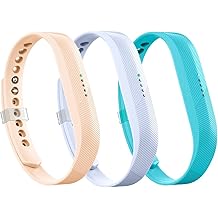 AIUNIT Compatible Flex 2 Band, Replacement for Flex 2 Accessories Wristband Adjustable Classic Sport Fitness Watch Band w/Metal Clasp for Flex 2 Small Large Men Women No Tracker