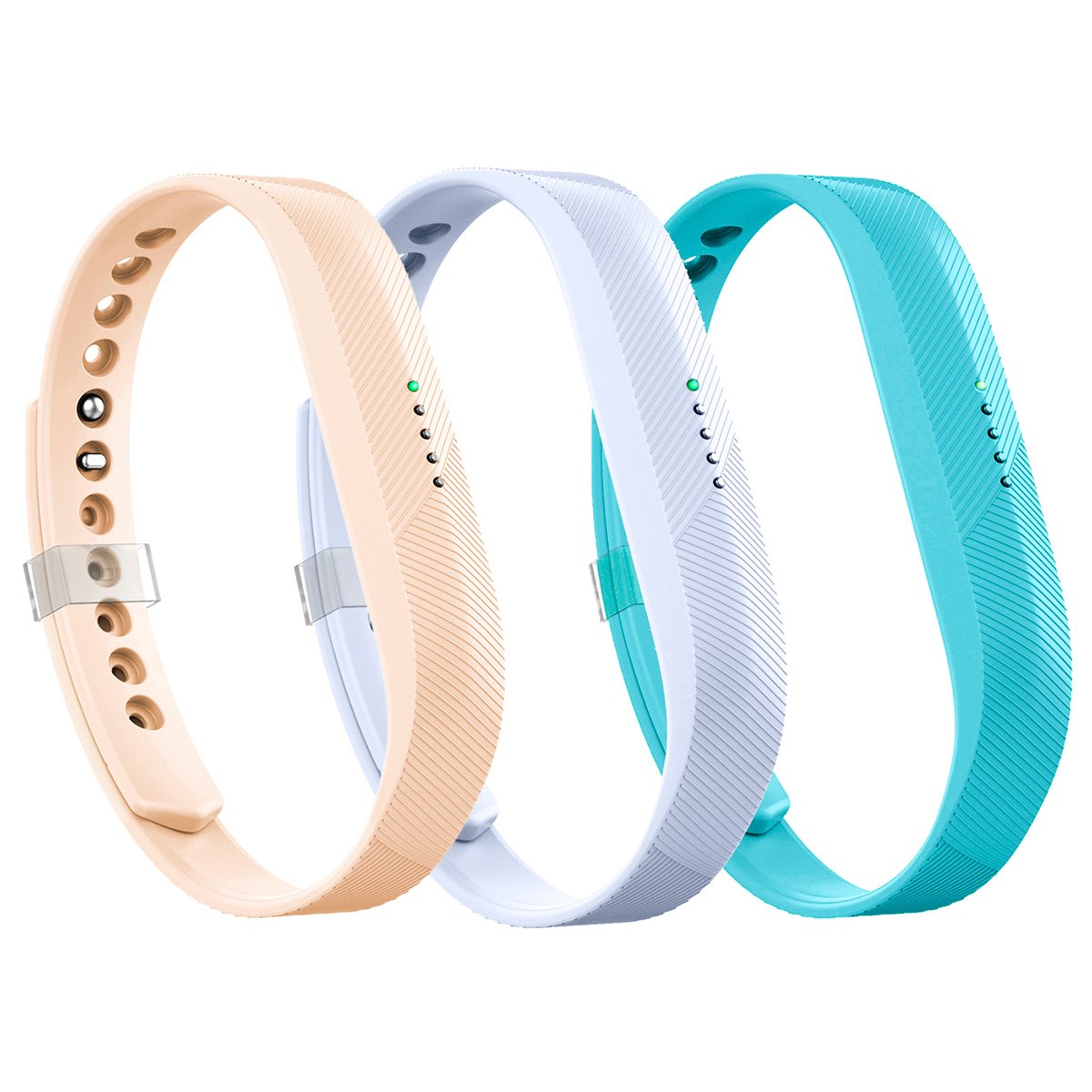 AIUNITCompatible Flex 2 Band, Replacement for Flex 2 Accessories Wristband Adjustable Classic Sport Fitness Watch Band w/Metal Clasp for Flex 2 Small Large Men Women No Tracker