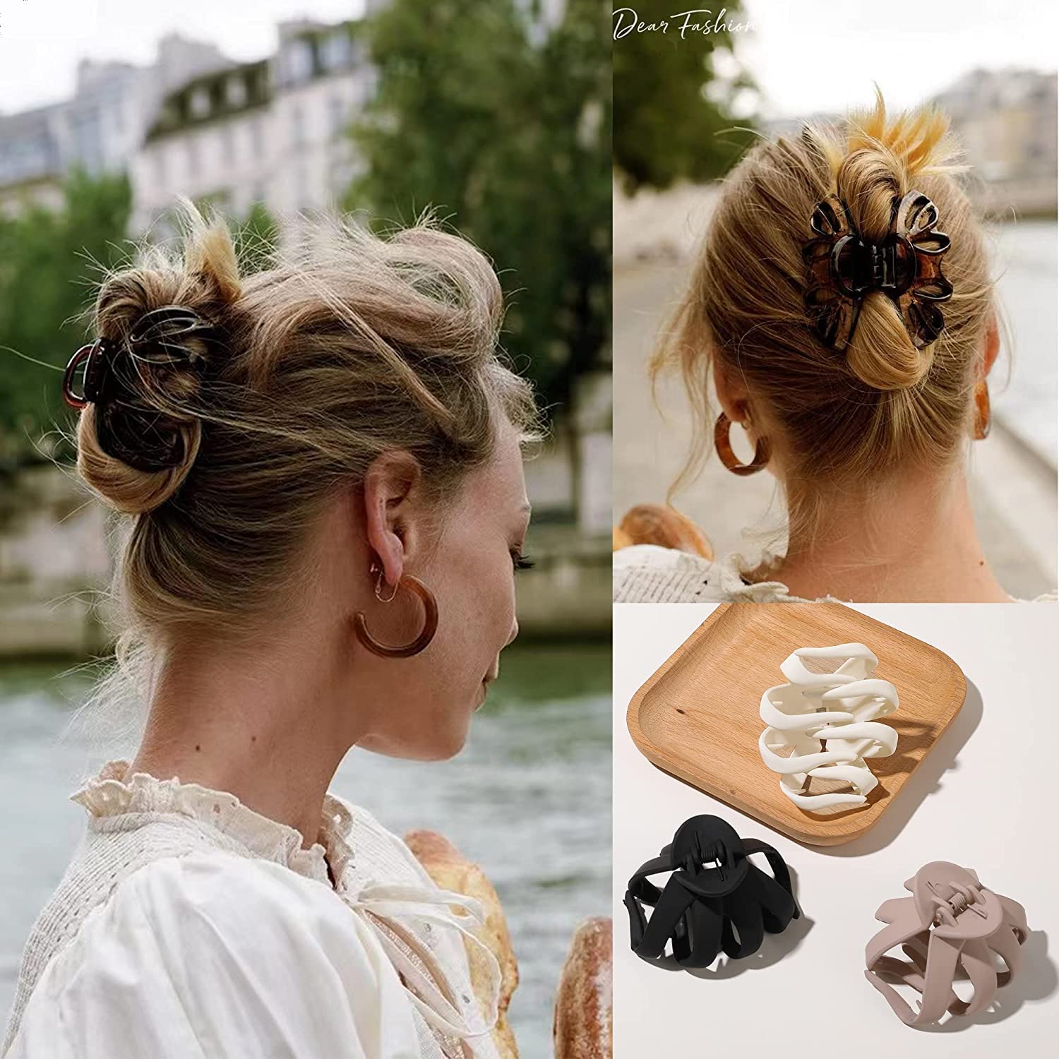 YESENLE 4PCS Hair Claw Clips - Image 4