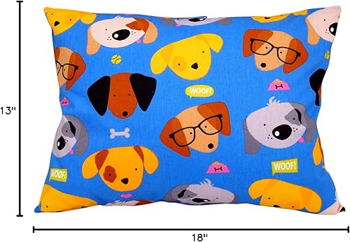 Miniatura 37 de Funda de almohada de algodón para niños pequeños de 13 x 18 pulgadas, funda de almohada de policía para niños, funda de almohada de viaje pequeña