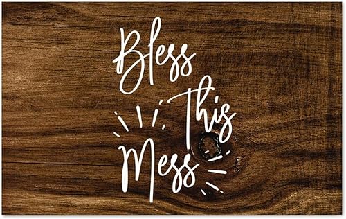 Miniatura 21 de Madcolitote Rustic Bible Verse Wood Signs Amazing Grace How Sweet The Sound Wall Art Retro Scripture Wood Plaque Farmhouse Wall Decor for Home Man