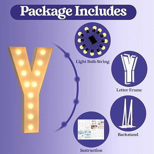 Miniatura 349 de Números iluminados grandes de 4 pies, números de marquesina 2 para decoraciones de cumpleaños de 21 para niños y niñas, números gigantes iluminados