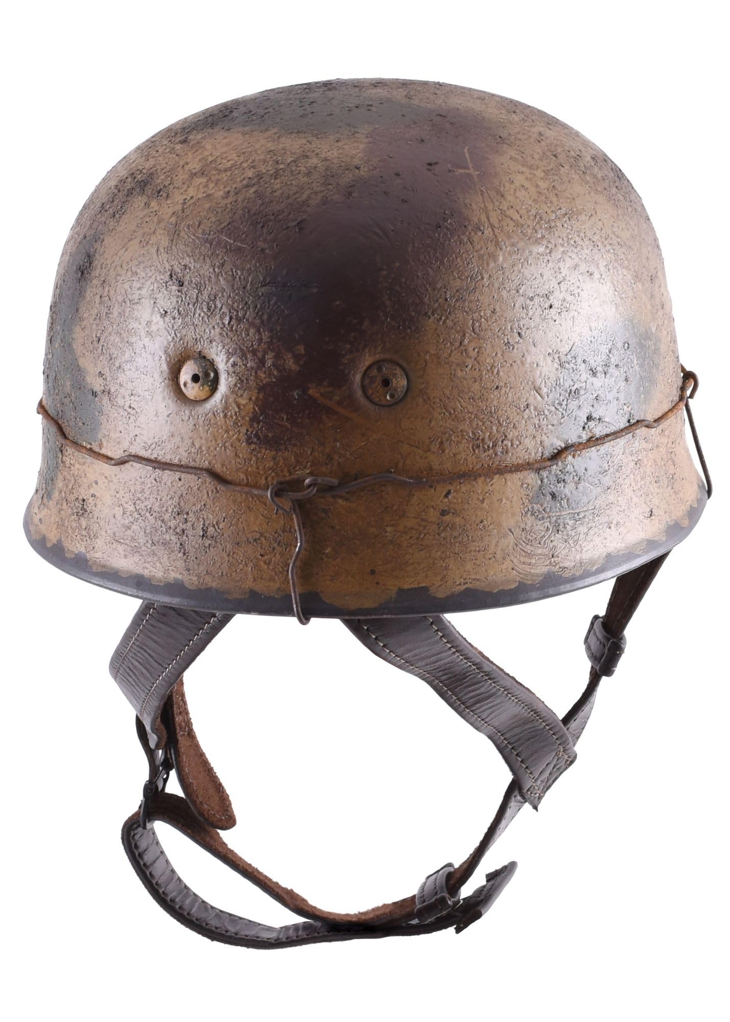 Battle Merchant M38 Casque de parachutiste allemand avec finition camouflage