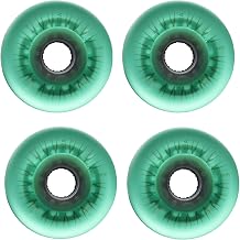92A Flash Inline Skate Wheels 4 Pack 72mm 76mm 80mm Replacement Roller Skate Wheels for Outdoor Speed Skating