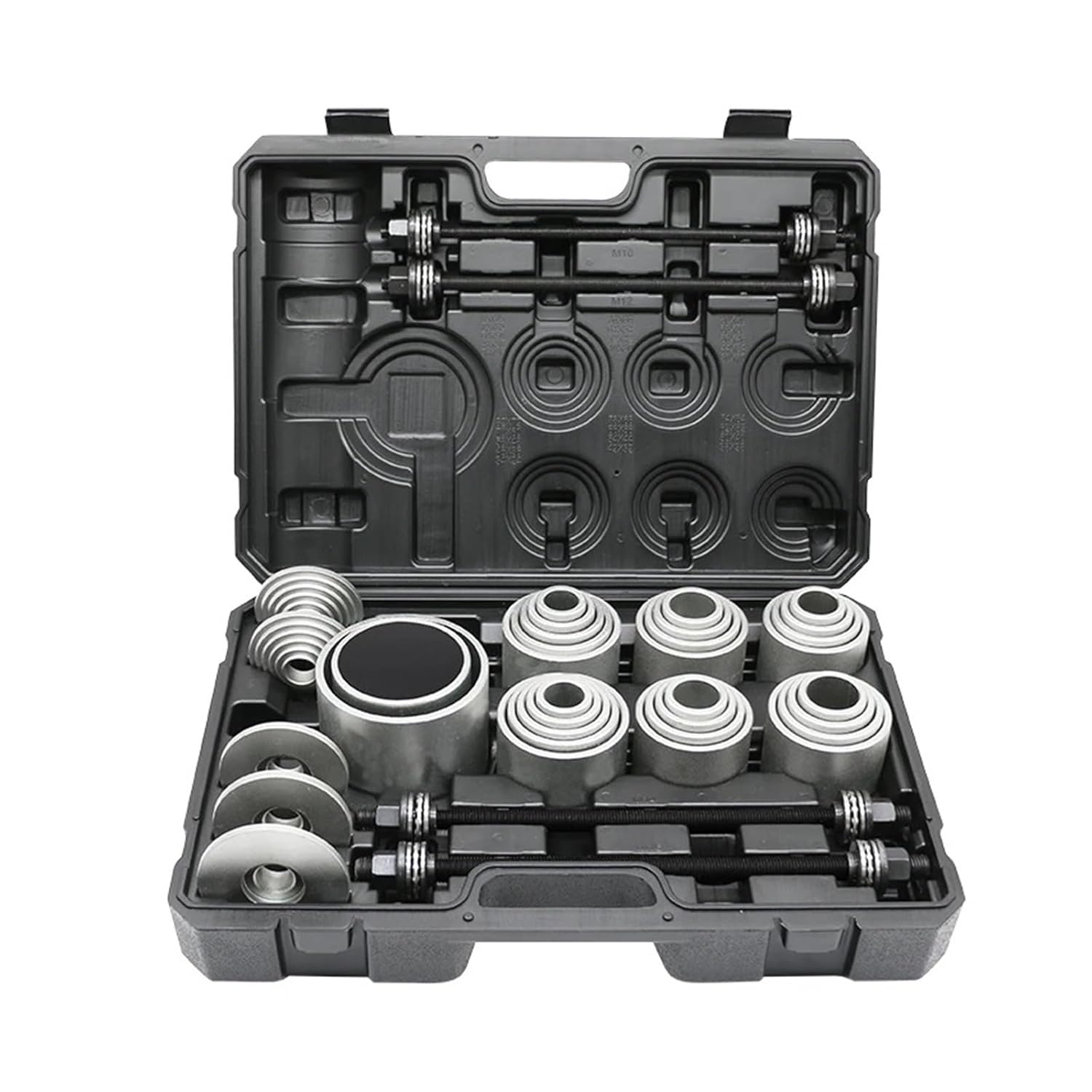 Automobile Chassis Rubber Sleeve Replacement Tool Rear Axle Lower Swing Arm Bushing Disassembly Tool(Set of 37 Pieces)