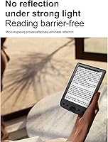 Vista 5 de Lector de libros electrónicos, librería de bolsillo, lector de pantalla táctil HD de 6 pulgadas, portátil y amigable para los ojos